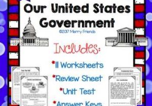 Legislative Branch Worksheet and United States Government social Stu S Unit Worksheets