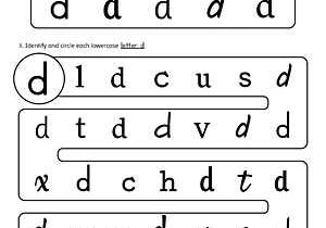 Letter D Preschool Worksheets and Alphabet Letter D Worksheets