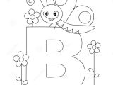 Letter G Printable Worksheets Along with Animal Alphabet B Coloring Page Royalty Free Stock