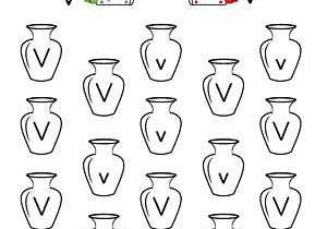 Letter Identification Worksheets as Well as Letter Case Recognition Worksheet Letter V