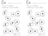 Letter Identification Worksheets together with E Letter Identification Free Worksheet
