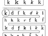 Letter K Worksheets for Kindergarten Along with Picture Letter Match Letter K Worksheet