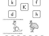 Letter K Worksheets for Kindergarten and All About Letter K Printable Worksheet