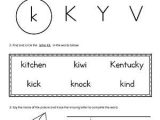 Letter K Worksheets for Kindergarten or Kindergarten Writing Printable Worksheets
