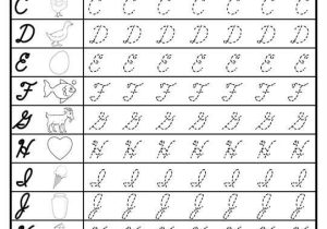 Letter Tracing Worksheets Pdf as Well as Cursive Alphabet Worksheets