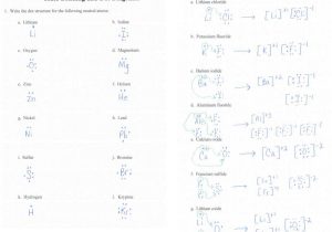 Lewis Dot Structures Worksheet 1 Answer Key Also Lovely Ionic Bonding Worksheet Answers Best Chemical Bonds