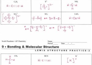 Lewis Structure Practice Worksheet or Lewis Dot Diagram Worksheet Answers Awesome Electron Dot Diagrams