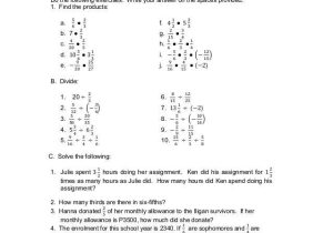 Light Me Up Math Worksheet Answers or Grade 7 Learning Module In Math
