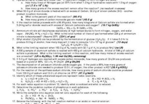 Limiting Reactant and Percent Yield Worksheet Answer Key Along with Fresh Limiting Reactant Worksheet Fresh Percent Yield and Limiting