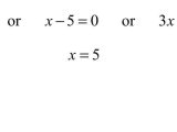 Linear Equation In One Variable Worksheet with solving Equations by Factoring