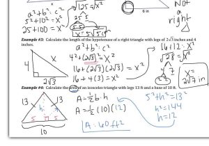 Linear Equation Problems Worksheet or Worksheets Pythagorean theorem Super Teacher Worksheets