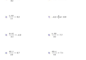 Linear Equations Worksheet as Well as Worksheet Works solving Two Step Equations Answers aslitherair