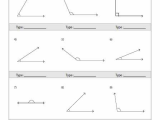 Lines and Angles Worksheet and Identify and Classify the Angles Geometry Worksheets