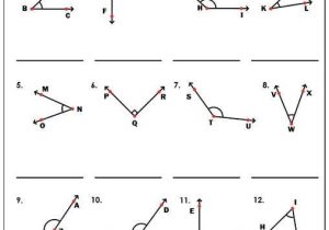 Lines and Angles Worksheet together with Types Of Angles Acute Obtuse Right Worksheets