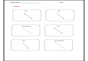 Lines Line Segments and Rays Worksheets as Well as Workbooks Ampquot Lines Rays and Line Segments Worksheets Free P
