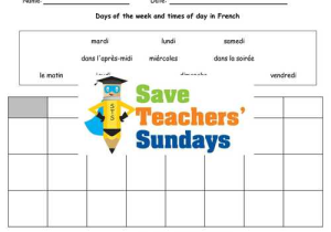 Linguascope Worksheet Answers Spanish together with Middle School French Resources Days Dates Months Seasons