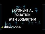 Logarithmic Equations Worksheet with Answers with solving Exponential Equations Using Logarithms Base 10 Video