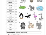 Los Animales Printable Worksheets or 2293 Best Englanti Images On Pinterest
