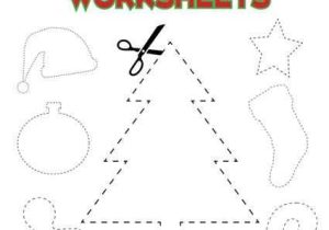 Los Animales Printable Worksheets together with 10 Printable Christmas Shapes Cutting Worksheets