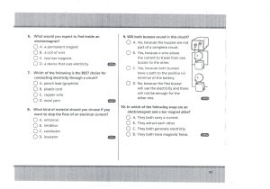 Magnets and Magnetism Worksheet Answers Also Electricity and Magnetism Peeples Elementary 5th Grade Website In
