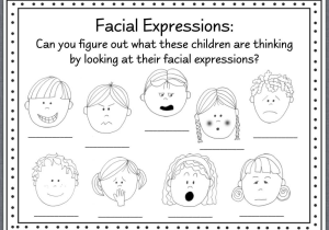 Main Idea and Details Worksheets or Facial Expressions Worksheets Bing Images