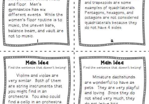 Main Idea Worksheets Pdf as Well as Main Idea Multiple Choice Worksheets Beautiful Identify Supporting