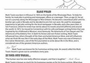 Mark Twain Worksheets as Well as 19 Best Roll Of Thunder Hear Me Cry Enrichment Activities Images On