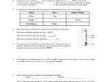 Mass and Weight Worksheet Answer Key Along with Free Worksheets Library Download and Print Worksheets