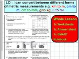 Mass and Weight Worksheet Answer Key and Convert Different forms Of Metric Units Mass Capacity Length
