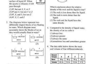 Mass Volume and Density Worksheet Answers Also 6 What is Viscosity the