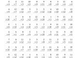Math Facts Practice Worksheets Multiplication or Multiplication Facts to 144 No Zeros A Printable Math Timed