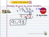 Math Worksheet Generator Also How to Multiply Decimals to whole Numbers Kidz Activities