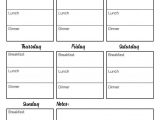 Meal Planning Worksheet and Free Printable Menu Planner Sheet