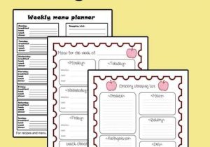 Meal Planning Worksheet as Well as 655 Best Meal Prep Planner Templates Images On Pinterest