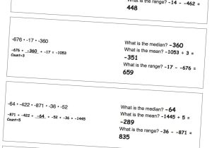 Mean Median Mode and Range Worksheets or Maths Mean Median Mode Range Worksheets