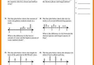 Mean Median Mode Range Worksheets with Answers as Well as 10 Line Plot Worksheets