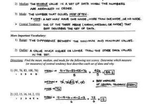 Mean Median Mode Word Problems Worksheets Pdf Along with Central Tendency Worksheet Kidz Activities