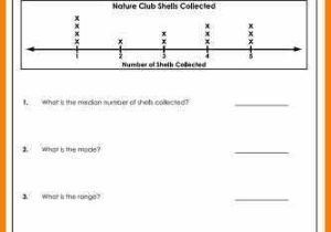 Mean Mode Median and Range Worksheet Answers Also 10 Line Plot Worksheets