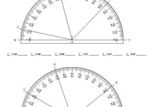 Measuring Angles with A Protractor Worksheet Along with 114 Best Maths Middle School Images On Pinterest