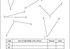 Measuring Angles with A Protractor Worksheet Also Measuring Angles with A Protractor Worksheet Awesome Constructing