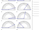 Measuring Angles Worksheet Answer Key Also Determining Angles with Protractors Worksheet Idea
