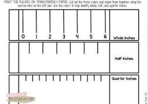 Measuring to the Nearest 1 4 Inch Worksheet and 138 Best Math Measurement Images On Pinterest