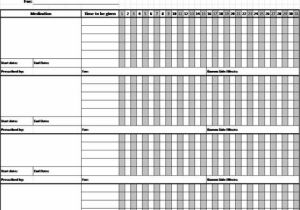 Medication Management Worksheet or Template Medication Administration Record Check Out Sheet Template