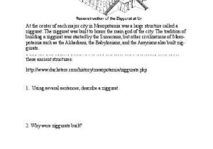 Mesopotamia Reading Comprehension Worksheets with Ancient Mesopotamia Worksheet the Best Worksheets Image Collection