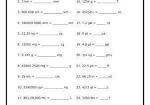 Metric Conversion Worksheet 1 Answer Key or 21 Best Megs Metric Conversion Images On Pinterest