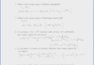 Molar Mass Worksheet Answers together with Mole Calculation Worksheet Answers