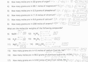Mole Calculation Worksheet and Mole Calculations In Chemical Equations Wallpapers 45 Inspirational
