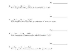 Mole Conversion Worksheet with Answers Along with Mole Calculation Answers Wallpapers 45 Inspirational Mole