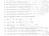 Mole Ratio Worksheet Also Mole to Grams Grams to Moles Conversions Worksheet Gallery