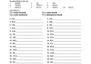 Molecular Compounds Worksheet Answers as Well as Worksheets 42 Awesome Naming Covalent Pounds Worksheet Full Hd